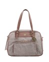 Ynot - Women's Shoulder Bag for 15" Laptops with All-Over "Cloud" Print