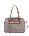 Ynot - Women's Shoulder Bag for 15" Laptops with All-Over "Cloud" Print