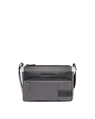  Piquadro - Borsa uomo a tracolla porta iPad®mini in tessuto