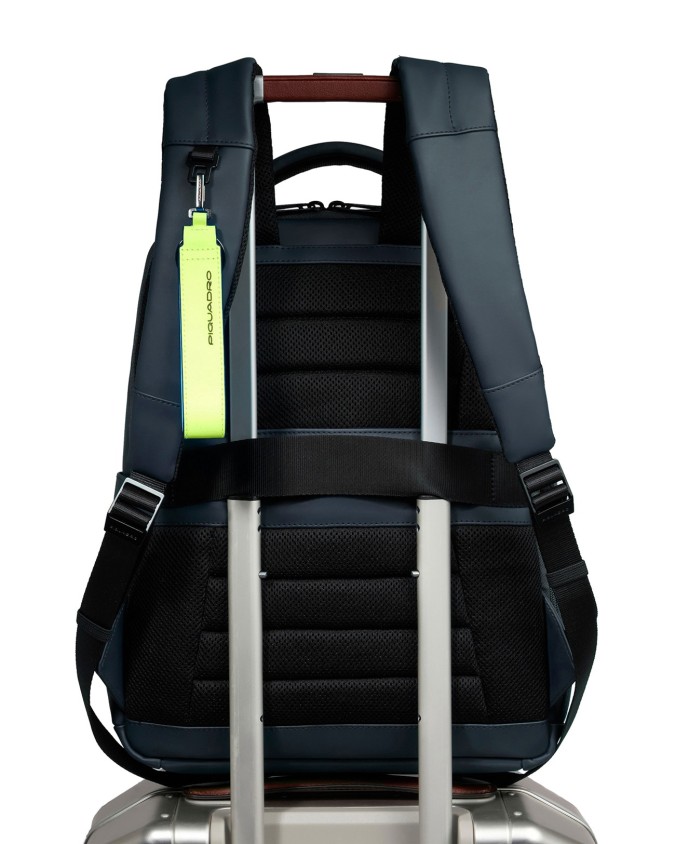  Piquadro - Zaino porta pc 14'' porta iPad® in tessuto gommato
