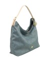 Ynot - Women's Hobo Bag with Back Pocket in All-Over Cloud Print