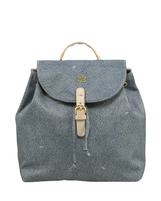  Ynot - Zainetto Donna con Patta in Tessuto All Over Cloud