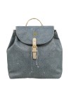 Ynot – Damen-Rucksack mit Klappe aus Stoff im All Over Cloud-Design