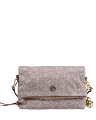  Ynot - Borsa a Tracolla con Patta in Tessuto All Over Cloud