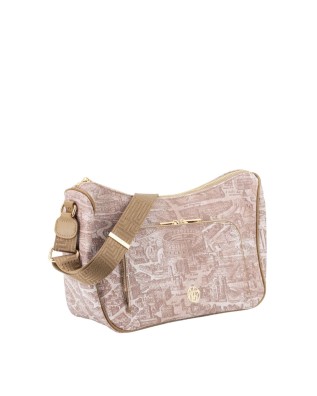  Ynot - Borsa a spalla grande con tasca esterna in pvc Aeterna 2