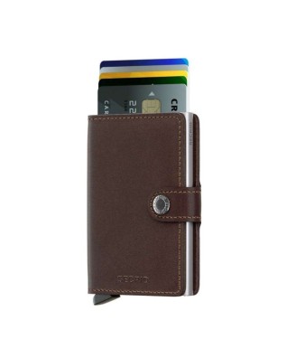 Secrid - Portafoglio MINI in pelle e alluminio RFID Basic MB 2