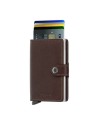 Secrid - Portafoglio MINI in pelle e alluminio RFID Basic MB