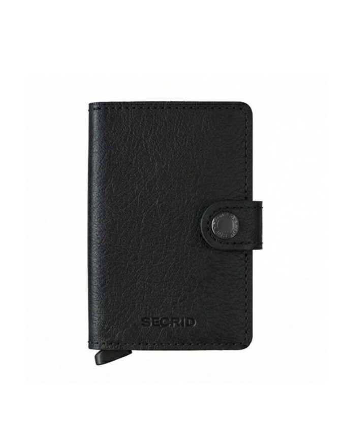 Secrid - Portafoglio MINI in pelle e alluminio RFID Basic MB
