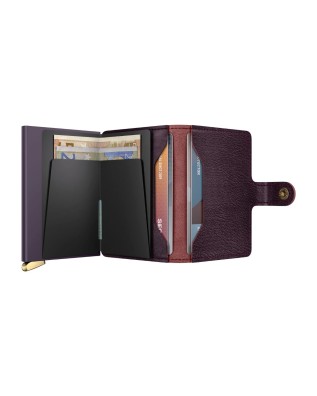  Secrid - Miniwallet in pelle e alluminio Basco Plus 2
