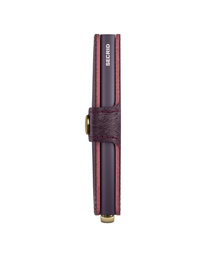 Secrid - Miniwallet in pelle e alluminio Basco Plus