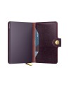 Secrid - Miniwallet in pelle e alluminio Basco Plus