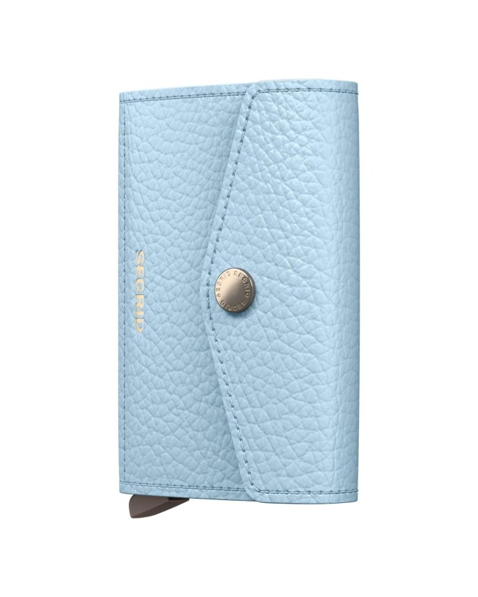 Secrid - Portafoglio in pelle e alluminio con tasca Envelope Pebble