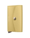 Secrid - Leather and aluminum wallet with an Envelope Pebble pocket