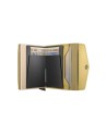 Secrid - Leather and aluminum wallet with an Envelope Pebble pocket