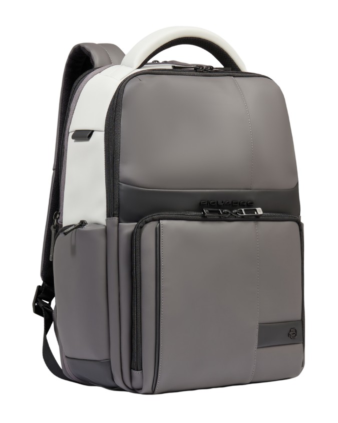  Piquadro - Zaino porta pc 15.6'' porta iPad® in tessuto gommato