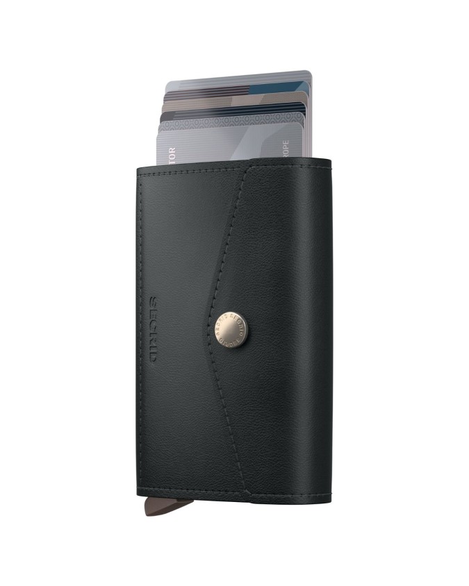 Secrid - Smooth leather and aluminum...