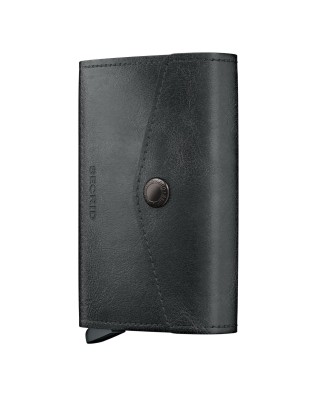 Secrid - Portafoglio in pelle e alluminio con tasca Envelope Vintage