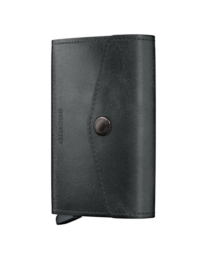 Secrid - Portafoglio in pelle e alluminio con tasca Envelope Vintage