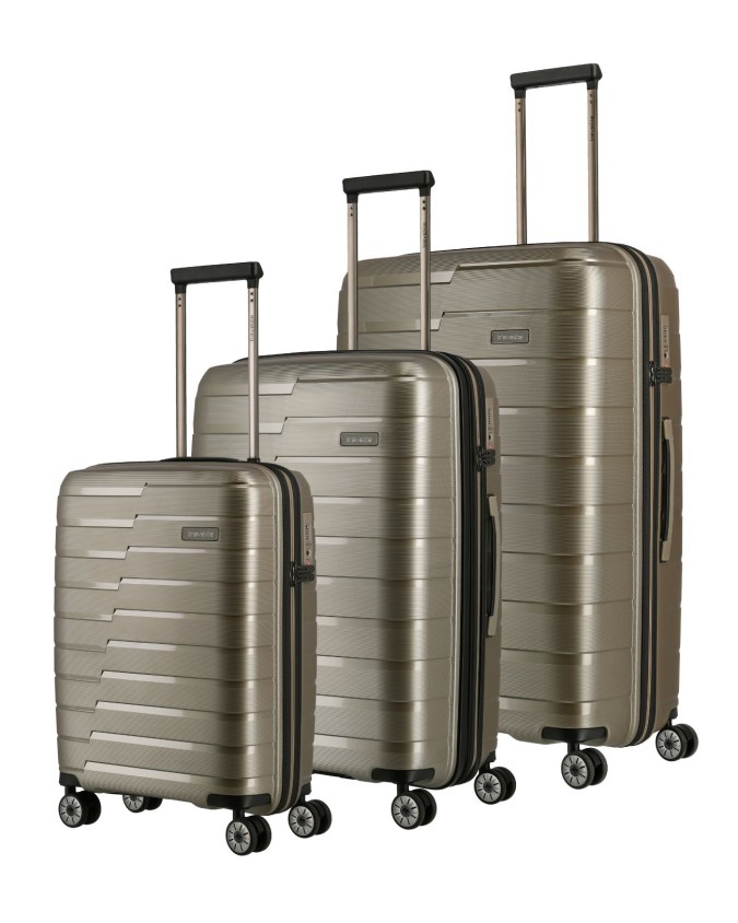 Travelite - Set di valigie in polipropilene S/M/L Air Base