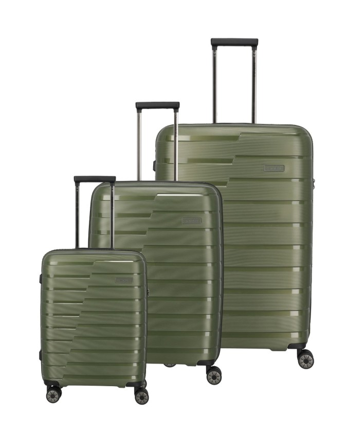 Travelite - Set di valigie in polipropilene S/M/L Air Base