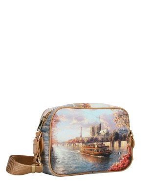  Ynot - Borsa camera bag in ecopelle con tasca posteriore in 2