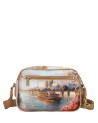Ynot - Faux leather camera bag with a faux leather back pocket