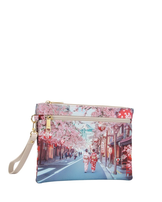  Ynot - Pochette a bustina con polsiera e tasca frontale Tg. 