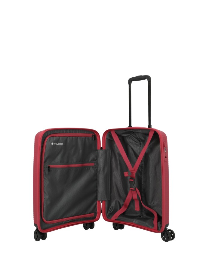 Travelite - Trolley cabina Tg. S in polipropilene 4 Ruote Air Stripe