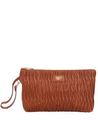  Ynot - Pochette Donna con Manico con Texture Plissettata Paris