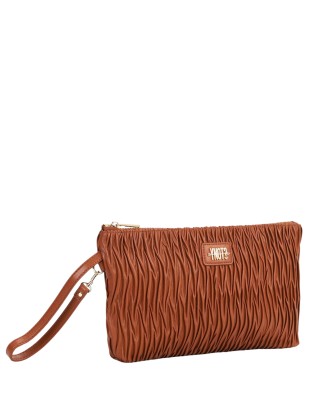 Ynot – Damen-Clutch mit Henkel und plissierter Struktur... 2