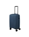 Travelite - Trolley Größe S Slim aus Polypropylen, 4 Räder, Air Stripe