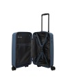 Travelite - Trolley Größe S Slim aus Polypropylen, 4 Räder, Air Stripe