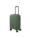 Travelite - Trolley Größe S Slim aus Polypropylen, 4 Räder, Air Stripe