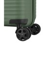 Travelite - Trolley Größe S Slim aus Polypropylen, 4 Räder, Air Stripe