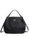 Ynot – Hobo-Tasche mit Schulterriemen und Plissee-Struktur Paris