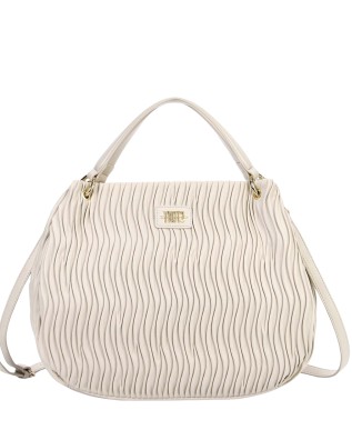  Ynot - Borsa Hobo con Tracolla con Texture Plissettata Paris