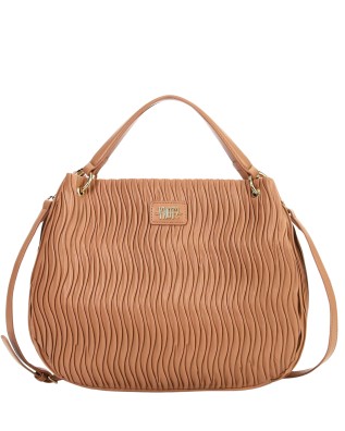  Ynot - Borsa Hobo con Tracolla con Texture Plissettata Paris