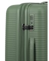 Travelite - Size M Expandable Polypropylene Trolley with 4 Air Stripe Wheels