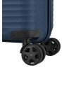 Travelite - Trolley, Größe M, aus Polypropylen, erweiterbar, 4 Räder, Air Stripe