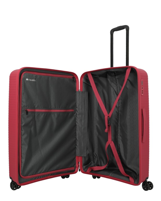 Travelite - Trolley Tg. L in polipropilene 4 Ruote Air Stripe