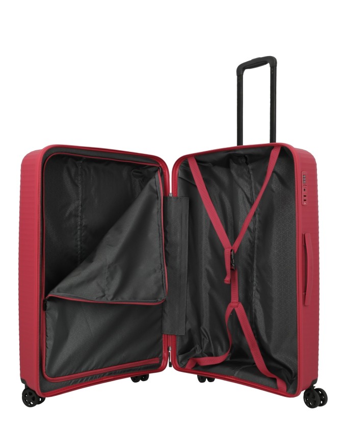 Travelite - Trolley Tg. L in polipropilene 4 Ruote Air Stripe