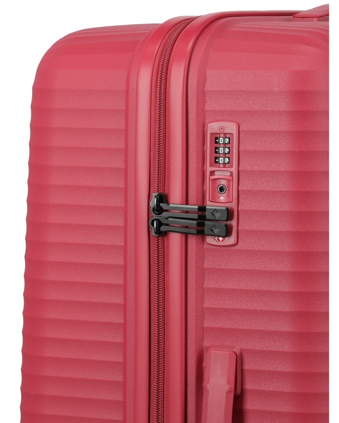 Travelite - Trolley Tg. L in polipropilene 4 Ruote Air Stripe