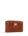 Ynot - Women's Zip-Around Wallet with Paris Pleated Texture