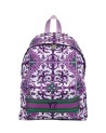Ynot - Zaino da Donna con Stampa Effetto Maiolica in Nylon