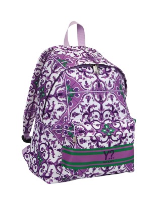  Ynot - Zaino da Donna con Stampa Effetto Maiolica in Nylon 2
