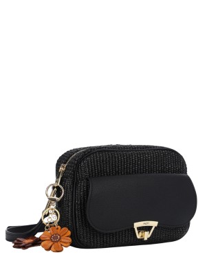 Ynot - Borsa Camera bag Tg. M con tasca frontale in tessuto 2