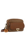 Ynot - Borsa Camera Bag con Tasca Frontale Effetto Paglia