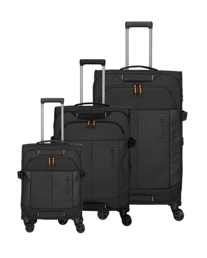 Travelite - Set di valigie 3 misure S/M/L in poliestere Briize