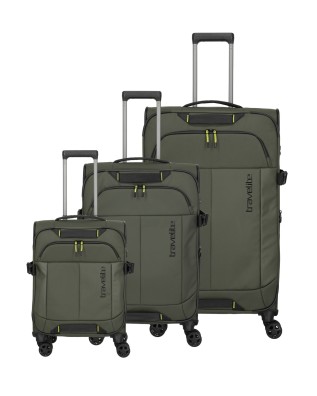 Travelite - Set di valigie 3 misure S/M/L in poliestere Briize