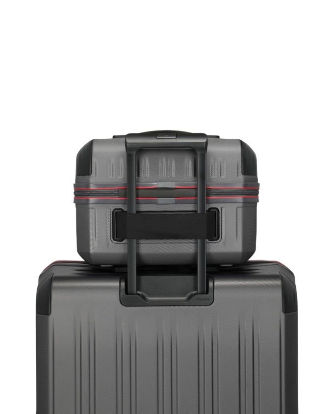 Travelite - Beauty case da viaggio in ABS con tracolla Dynamiic